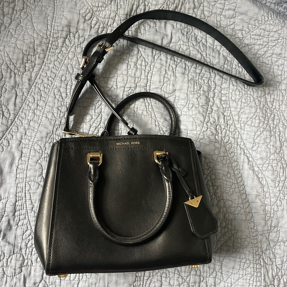 Michael Kors Black Satchel Bag